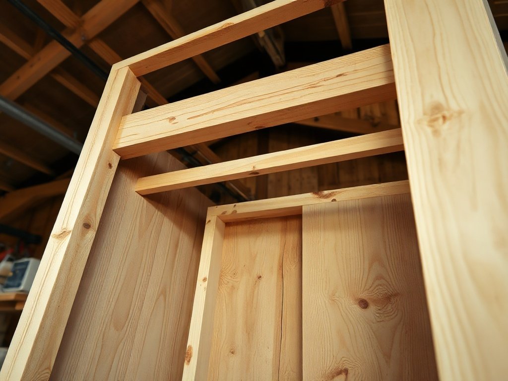 5 Lý Do Nên Mua Tủ Quần Áo Gỗ Tự Nhiên Đáng Tiền kết cấu khung xương tủ gỗ tự nhiên chắc chắn