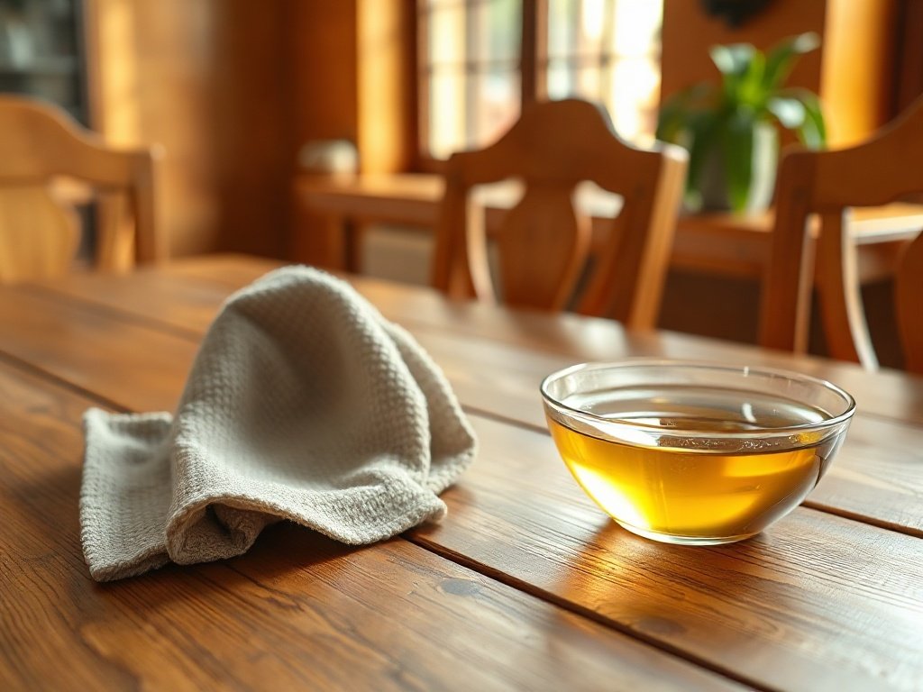 6 Cách Vệ Sinh Bàn Ăn Gỗ Sạch, Bền Đẹp Từ Thợ Mộc 20 Năm khăn mềm vệ sinh bàn ăn gỗ tự nhiên hằng ngày
