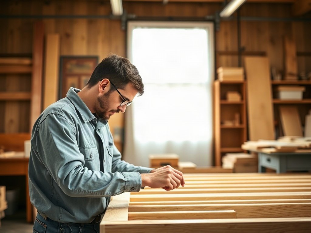 Giường gỗ công nghiệp tại Quận 7 giá rẻ Kiểm tra chất lượng tỷ trọng ván gỗ công nghiệp tại xưởng sản xuất