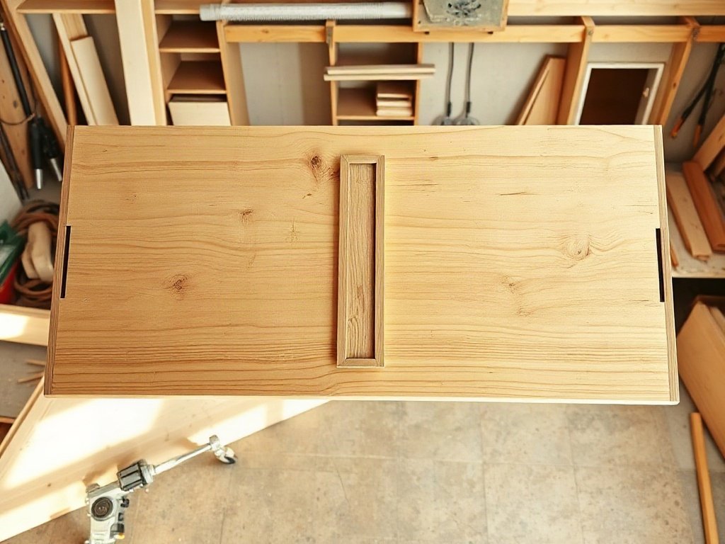Bàn làm việc thông minh Quận 3 Mặt dưới bàn gỗ ghép mộng finger joint chắc chắn bền bỉ