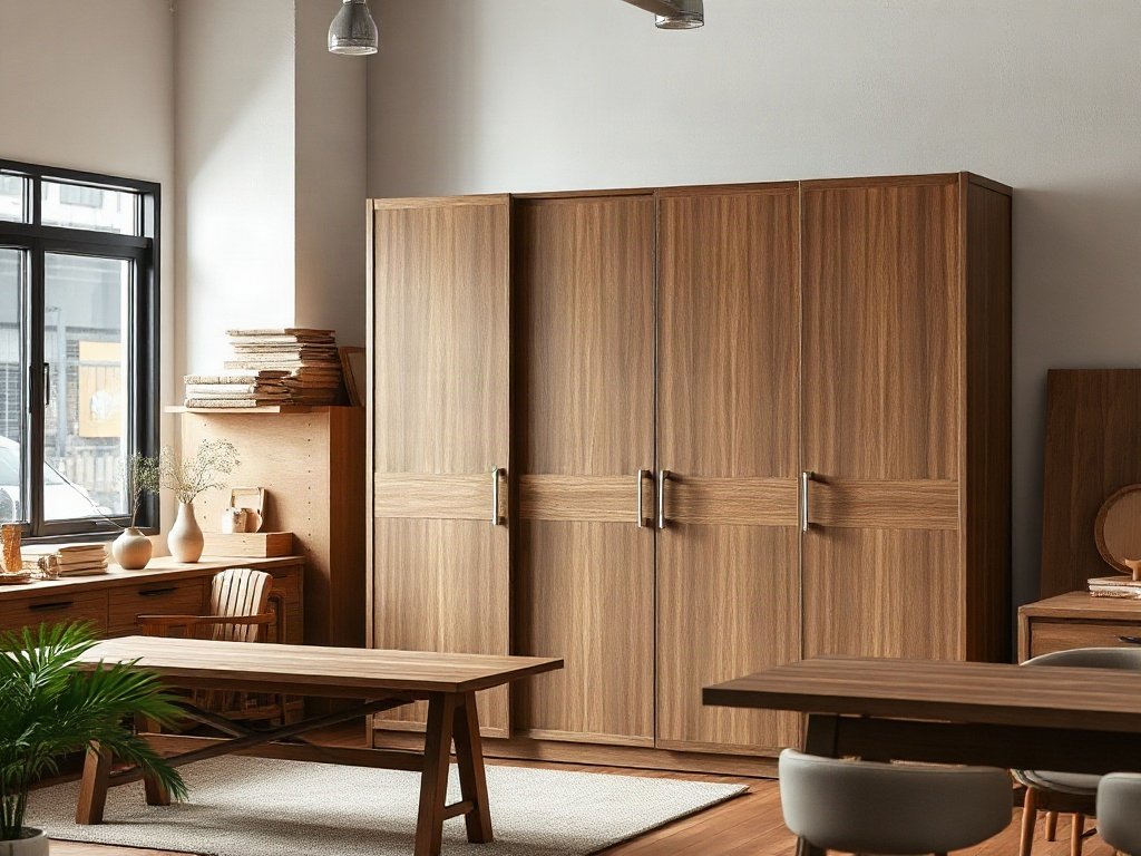 Tủ quần áo cửa lùa tại TPHCM đẹp sang Mẫu tủ quần áo cửa lùa trưng bày tại showroom nội thất TPHCM