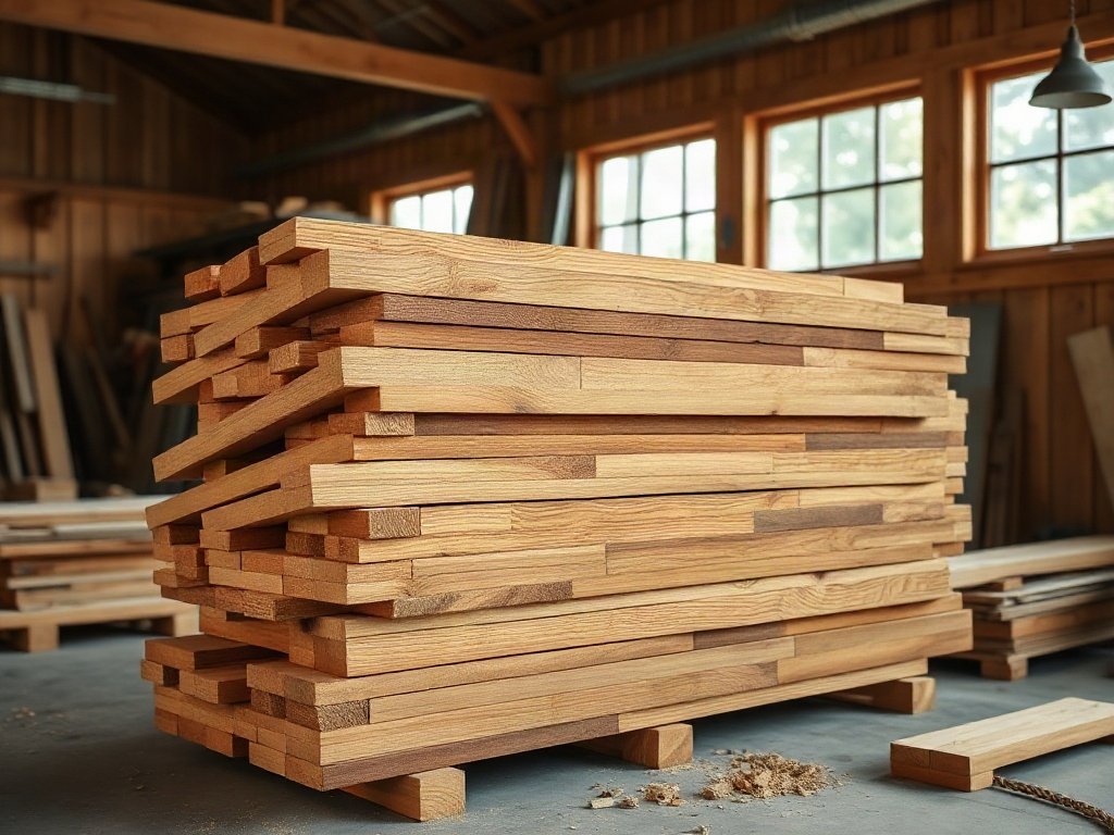 Cách chọn bàn ghế chắc chắn Nguyên liệu gỗ sồi và gỗ gõ đỏ chuẩn bị đóng bàn ghế cao cấp
