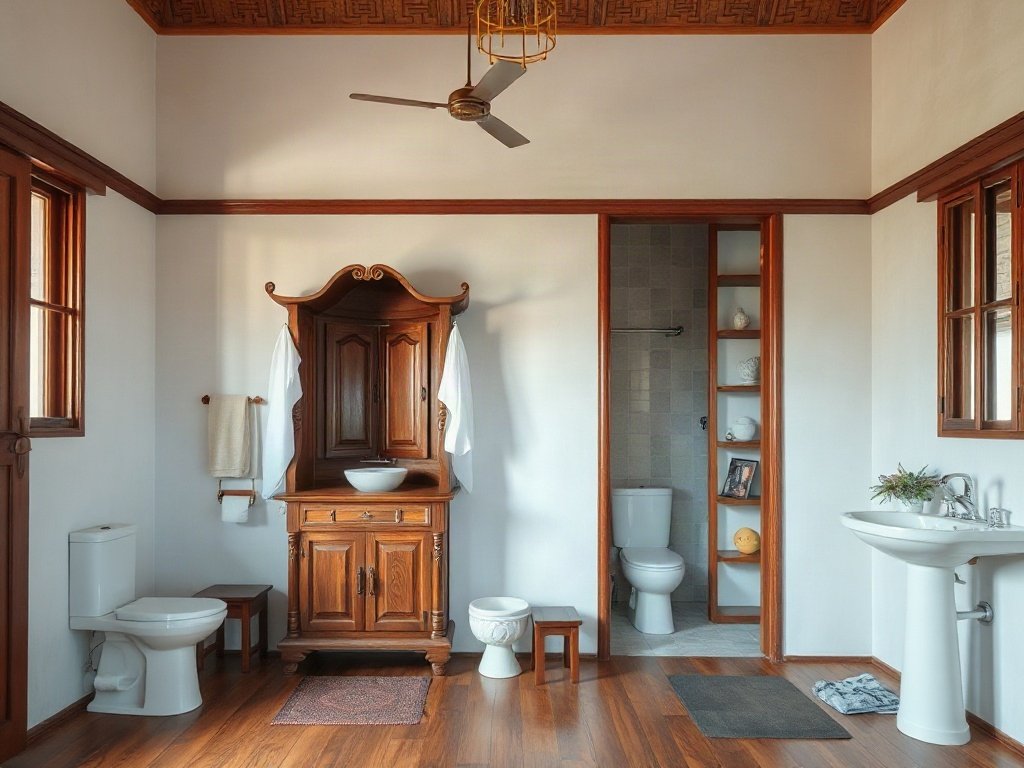 Nhà vệ sinh gần phòng thờ gây xung sát