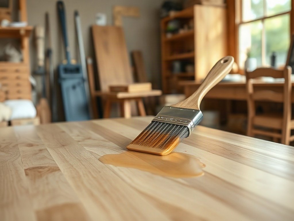 5 mẹo làm mới bàn ăn gỗ không tốn kém mà hiệu quả bất ngờ Nhuộm màu nhẹ giữ vân gỗ tự nhiên cho bàn ăn