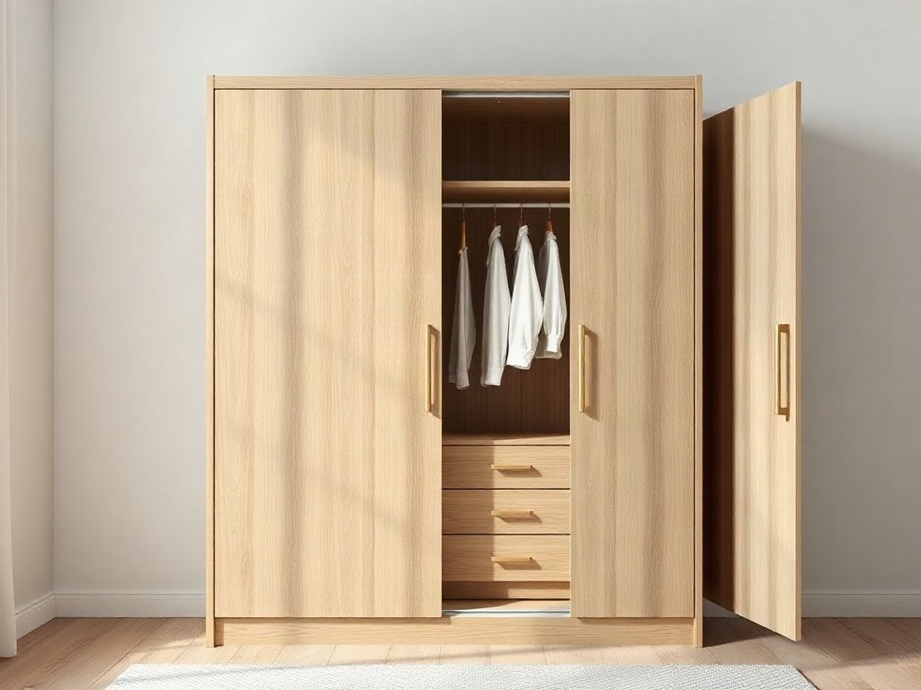 10 mẫu tủ quần áo tại TPHCM đẹp chất lượng Nội thất bên trong tủ quần áo thông minh với ngăn kéo và thanh treo