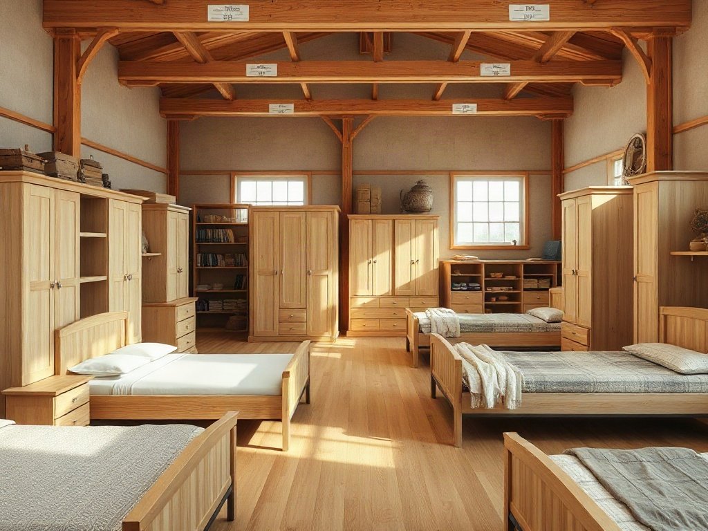 Showroom nội thất gỗ tự nhiên phục vụ khách mua nội thất tại quận 1