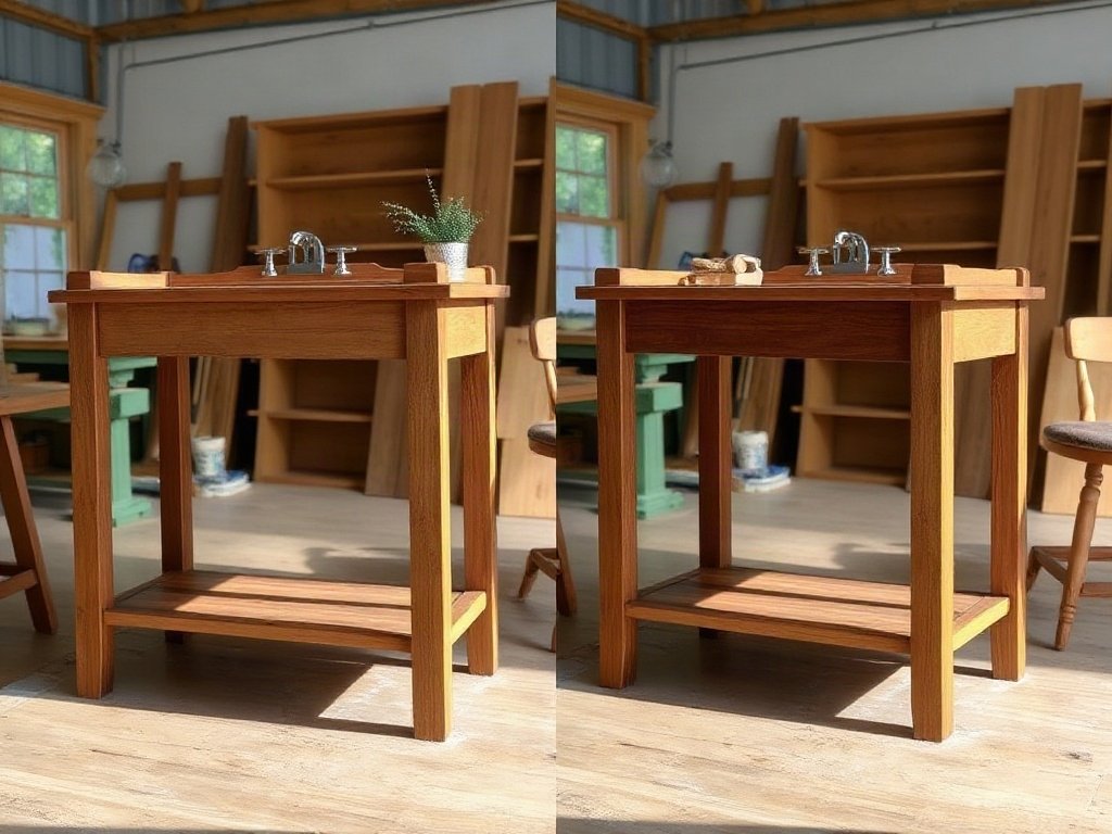 So sánh bàn trang điểm giá rẻ và bàn trang điểm cao cấp hoàn thiện
