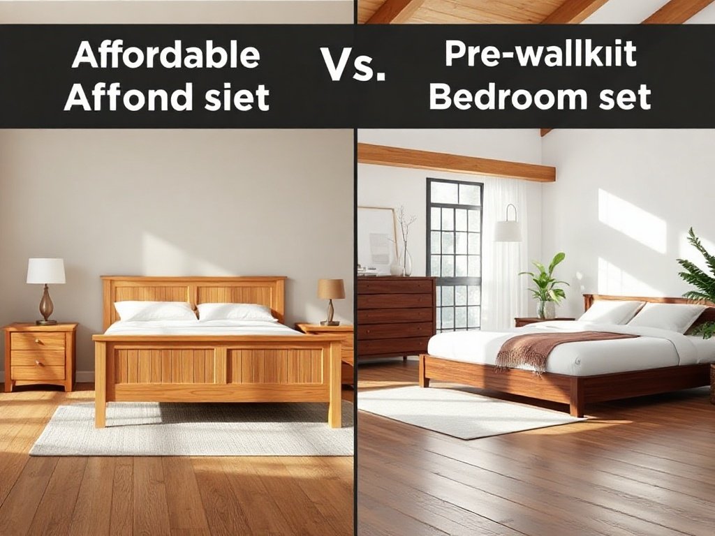 So sánh bộ nội thất phòng ngủ giá rẻ và nội thất phòng ngủ cao cấp