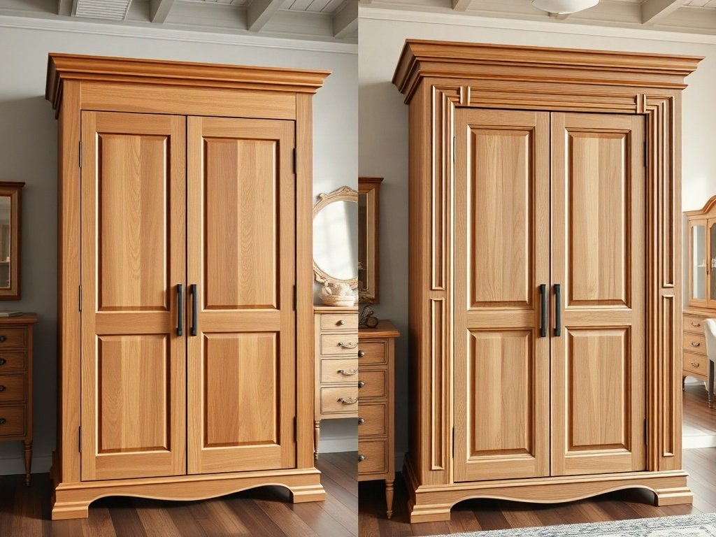 Mẫu tủ áo tại TPHCM đa dạng phong cách So sánh tủ áo giá rẻ và tủ áo cao cấp hoàn thiện tinh xảo