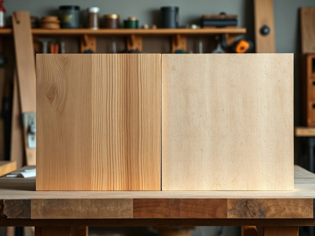 5 Lý Do Nên Mua Tủ Quần Áo Gỗ Tự Nhiên Đáng Tiền so sánh vân gỗ tự nhiên và gỗ công nghiệp làm tủ
