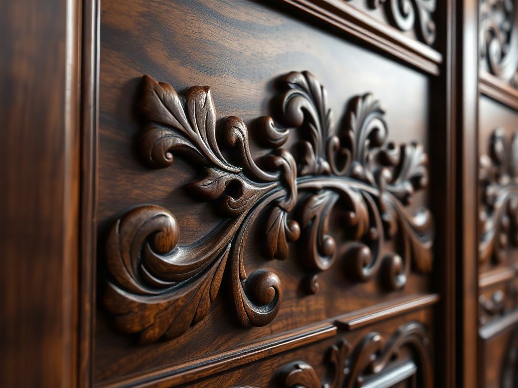 Địa chỉ sỉ đồ trang trí nội thất uy tín và chất lượng nhất Tấm gỗ óc chó chạm khắc hoàn thiện cao cấp dùng trang trí nội thất
