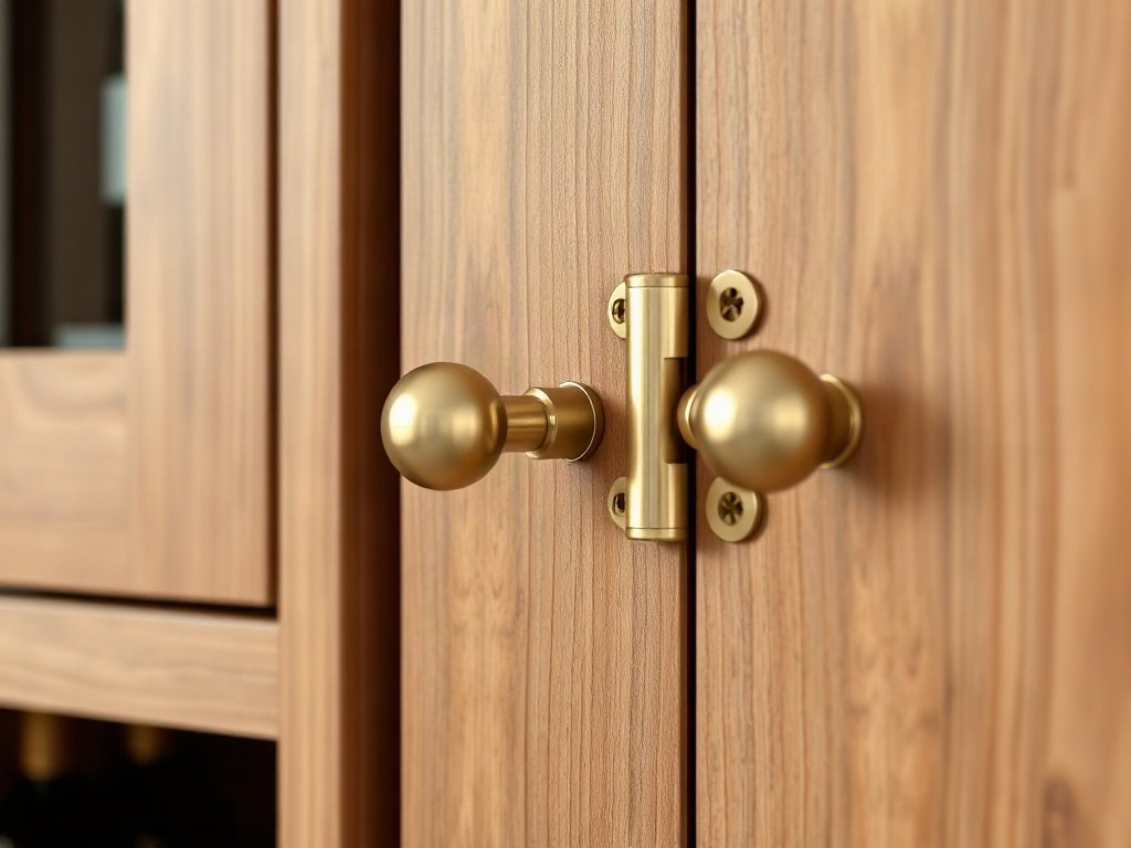 Thay phụ kiện tay nắm bản lề cho tủ rượu