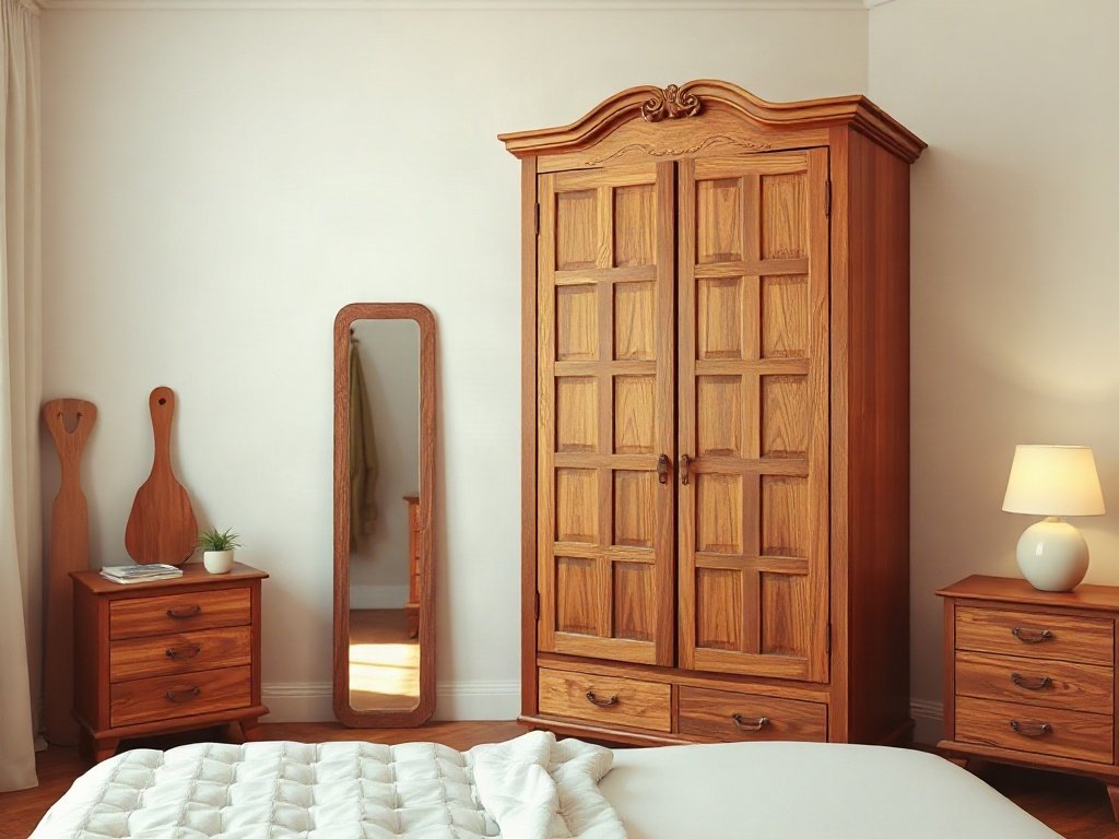 5 Cách Sắp Xếp Tủ Quần Áo Hút Tài Lộc Chuẩn Phong Thủy Tránh đặt gương đối diện tủ quần áo trong phòng ngủ