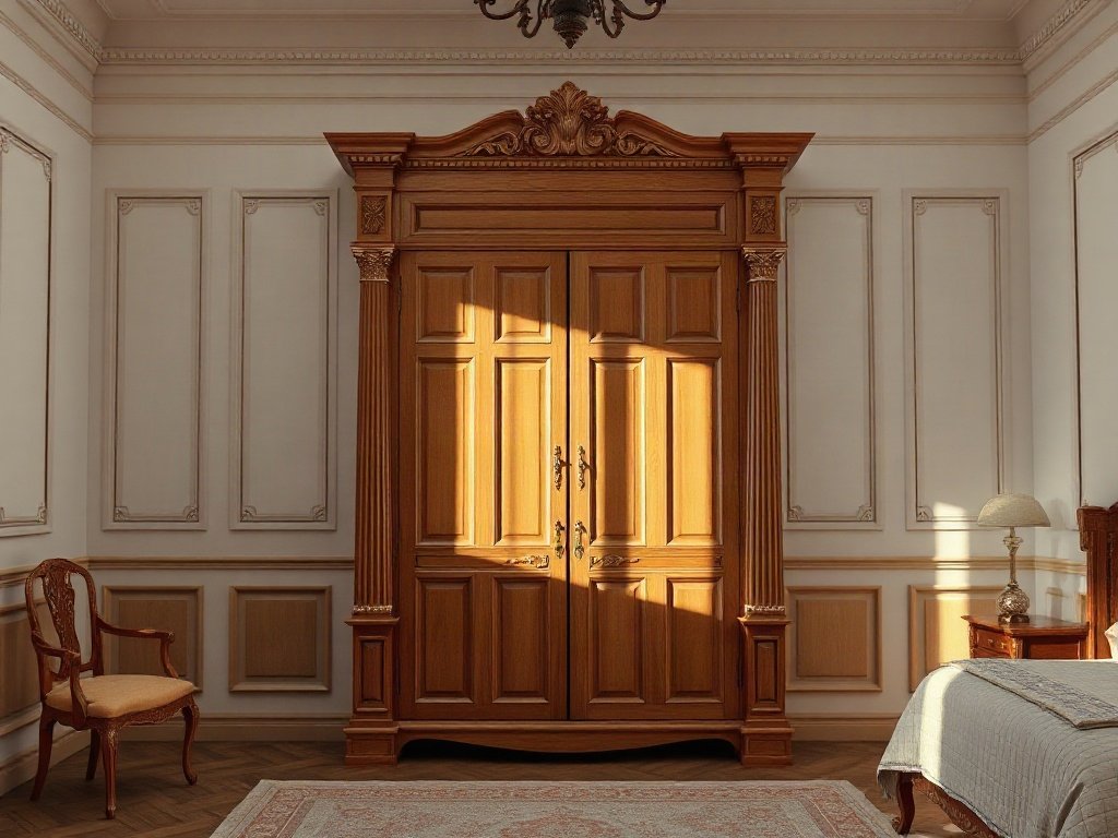 5 Bước Chọn Tủ Quần Áo Theo Chiều Cao Chuẩn Nhất Tủ quần áo tân cổ điển sang trọng cho phòng ngủ rộng