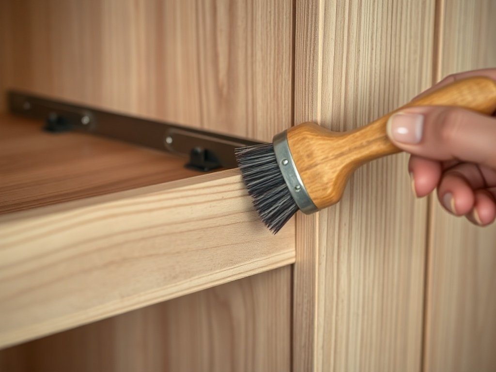 7 Bước Vệ Sinh Tủ Quần Áo Sạch Sẽ Thơm Tho Tại Nhà Vệ sinh ray trượt và bản lề ngăn kéo tủ quần áo