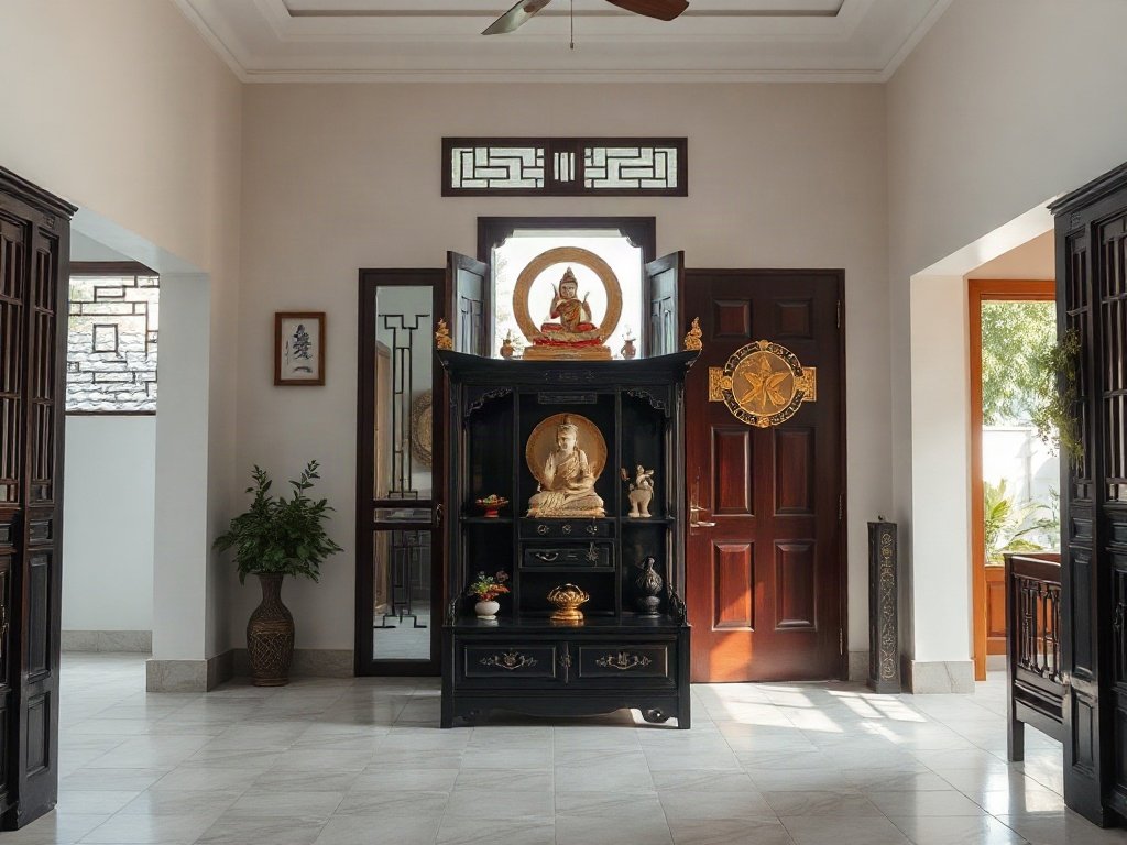 Vị trí đặt bàn thờ ông địa thần tài hợp phong thủy trong nhà