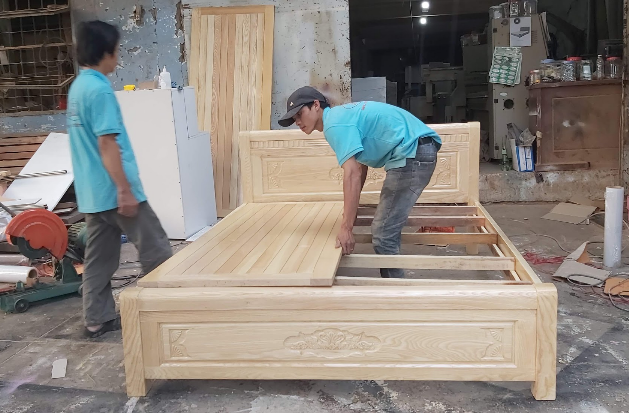 Bàn ghế salon gỗ phòng khách MS 3473