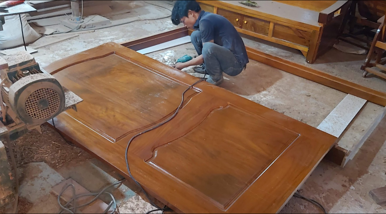 Bàn ghế salon gỗ phòng khách MS 3473