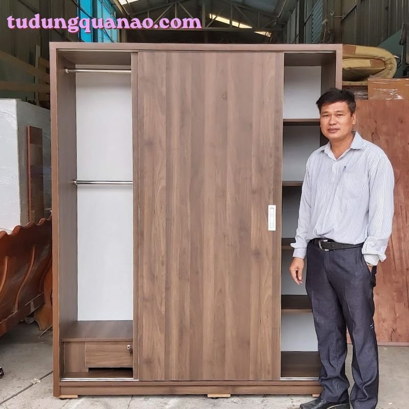 Tủ Quần Áo Cửa Lùa Hiện Đại MS 1297 - Giá Tốt Tại TPHCM Tủ quần áo cửa lùa hiện đại