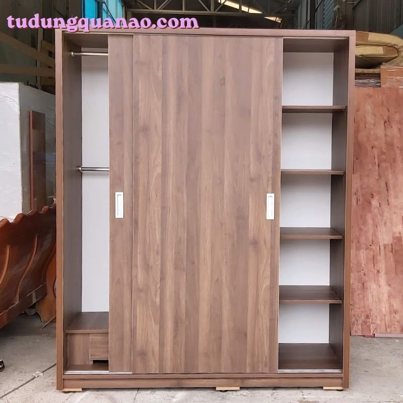 Tủ Quần Áo Cửa Lùa Hiện Đại MS 1297 - Giá Tốt Tại TPHCM Tủ quần áo cửa lùa hiện đại