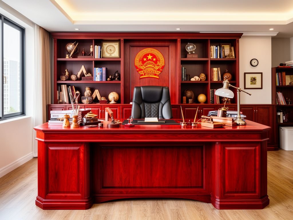 Bàn Làm Việc Giám Đốc Gỗ Gõ Đỏ Đẳng Cấp - Chuẩn Phong Thủy Bàn làm việc giám đốc gỗ gõ đỏ đẳng cấp chạm khắc tinh xảo