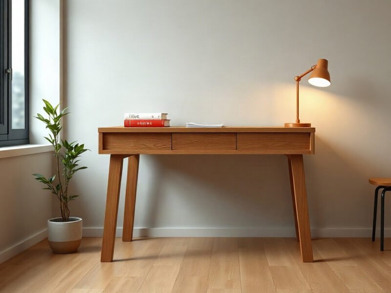 3 Cách Cải Thiện Phong Thủy Bàn Làm Việc Bàn làm việc gỗ tự nhiên áp dụng cách cải thiện phong thủy bàn làm việc chuẩn
