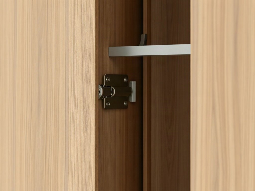 Bản lề và ray trượt mới cho tủ quần áo cũ
