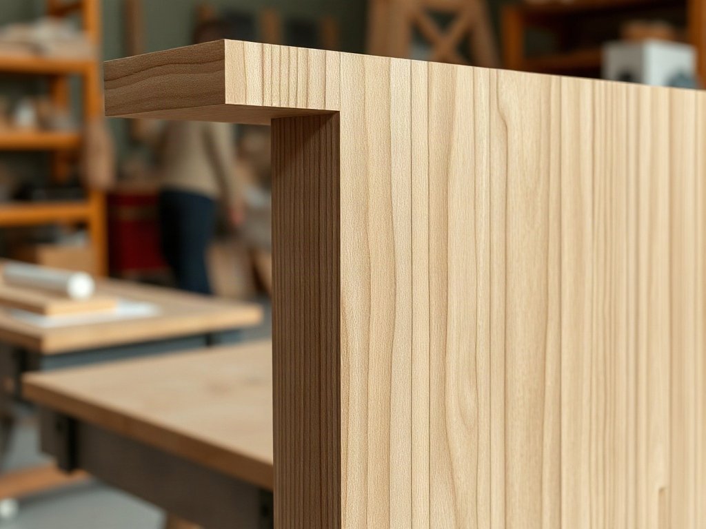 Giá bán quầy lễ tân giá rẻ TPHCM năm 2019 Cận cảnh độ dày ván 18mm dùng làm khung quầy lễ tân chắc chắn