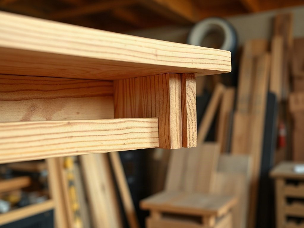 Chi tiết mối ghép mộng âm dương trên sản phẩm gỗ trang trí nội thất