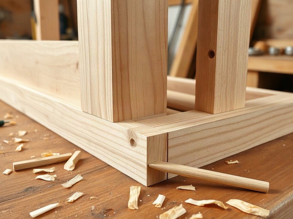 Mua tủ hồ sơ 1 cánh ở đâu đảm bảo chất lượng và giá thành Chi tiết mộng âm dương góc khung tủ hồ sơ đang thi công