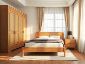 Giá đồ gỗ nội thất tham khảo cho bộ giường tủ gỗ tự nhiên cao cấp