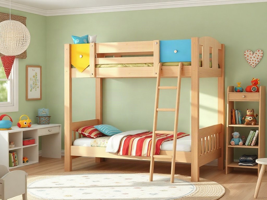 giường tầng thiết kế phù hợp tính cách bé