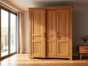 Mua tủ quần áo tại Quận 3 HCM với mẫu tủ gỗ tự nhiên bốn cánh