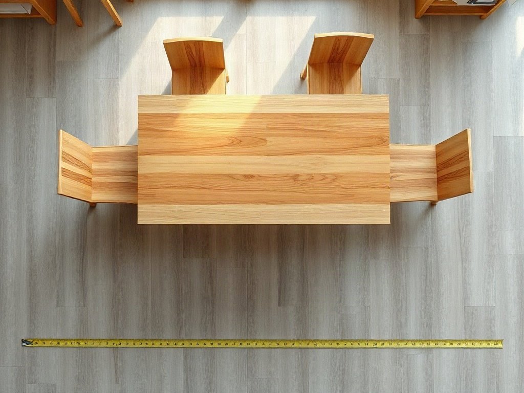 Mua bàn ăn gỗ tại quận 4 giá tốt thiết kế sang trọng Sơ đồ bố trí bàn ăn gỗ đo khoảng cách lối đi quanh bàn hợp lý