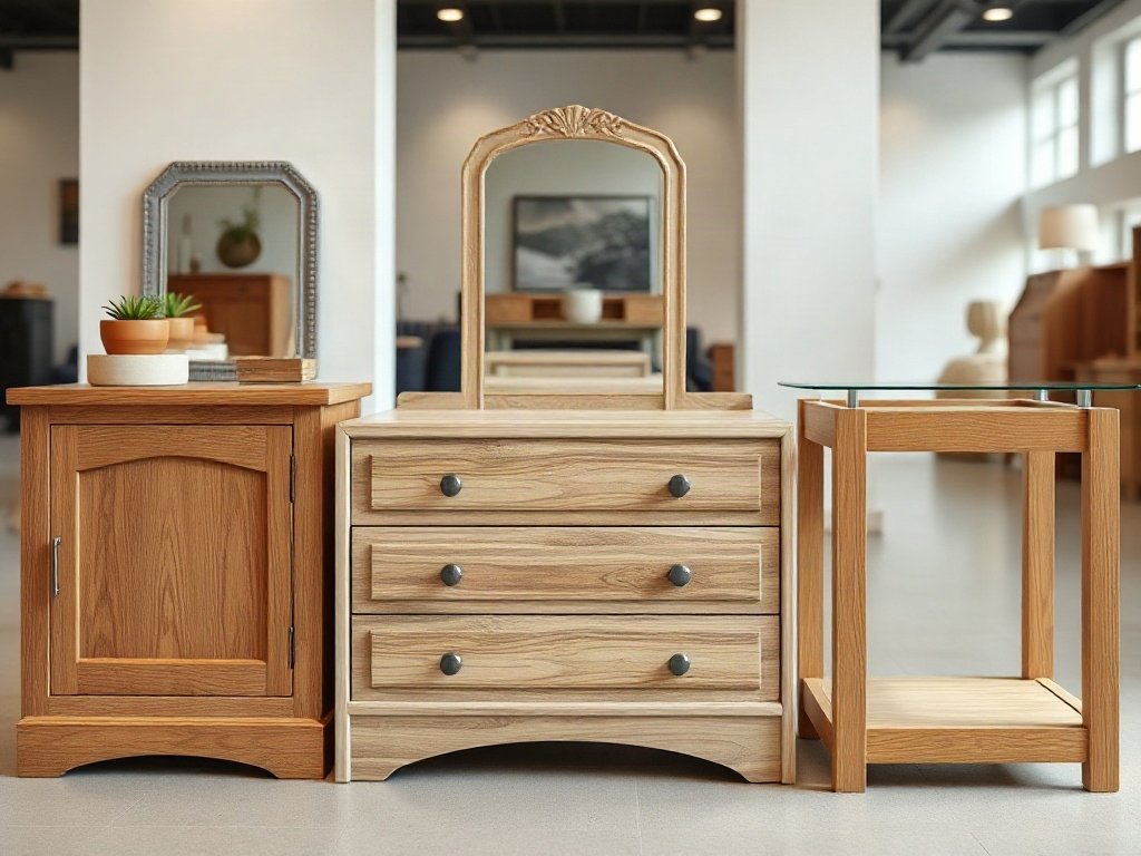 Địa chỉ chuyên cung cấp dịch vụ thanh lý bàn trang điểm chuyên nghiệp So sánh ba loại bàn trang điểm gỗ tự nhiên gỗ công nghiệp mặt kính