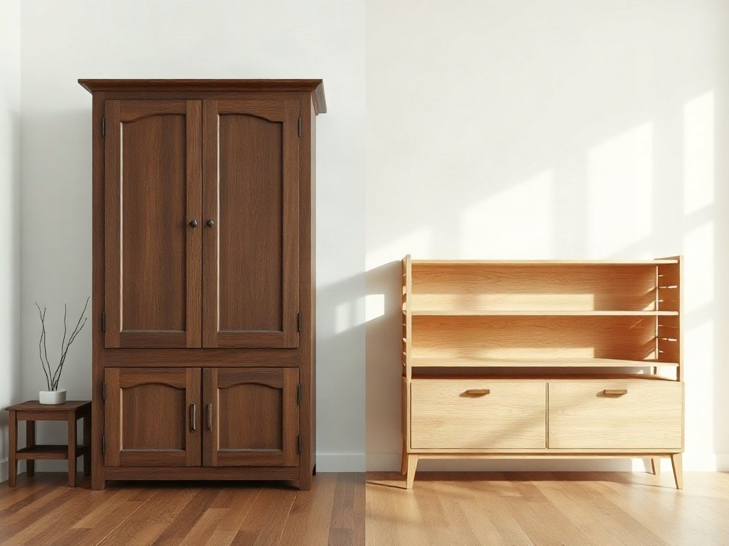 So sánh đồ gỗ cao cấp gỗ tự nhiên và đồ gỗ giá rẻ công nghiệp