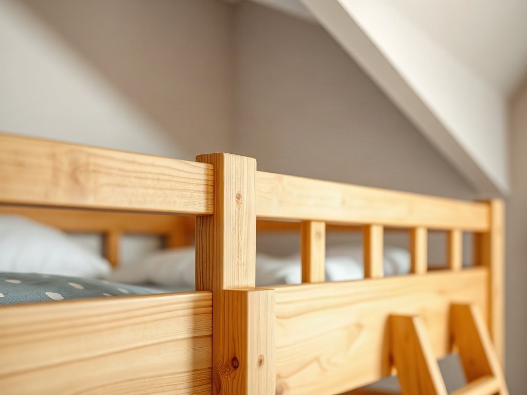 7 Lời khuyên để mua giường tầng chất lượng tốt Thanh chắn an toàn tầng trên giường tầng gỗ cho trẻ em