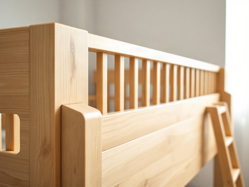 10 điều cần lưu ý khi mua giường tầng cho bé Thanh chắn an toàn với khoảng cách nan gỗ hợp lý cho bé