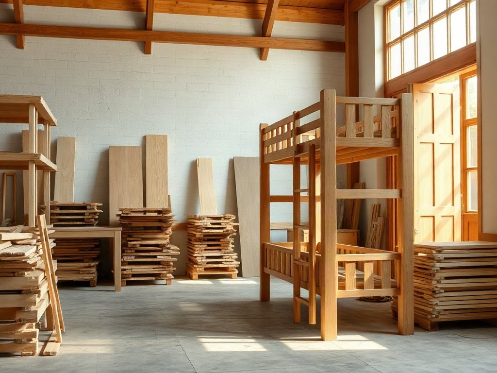 10 điều cần lưu ý khi mua giường tầng cho bé Xưởng gỗ tự nhiên sản xuất giường tầng cho bé cao cấp