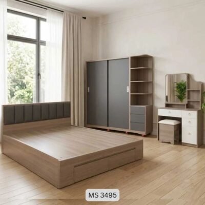 Combo phòng ngủ gỗ công nghiệp hiện đại