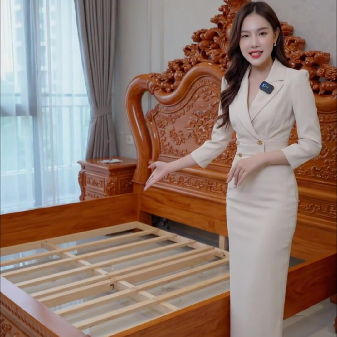 5 Lỗi Phong Thủy Phổ Biến Khi Dùng Giường Gỗ Và Cách Khắc Phục Giữ gầm giường gỗ sạch sẽ thông thoáng để phòng ngủ gọn gàng