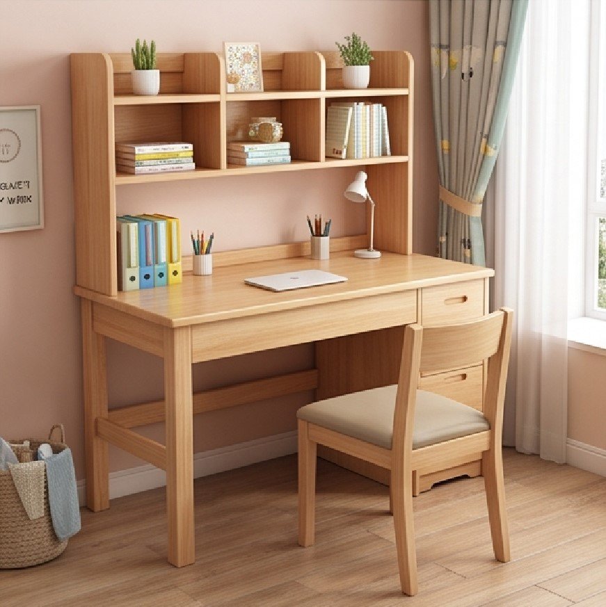 Top Các Mẫu Bàn Học Gỗ Tự Nhiên Có Giá Sách Đẹp, Bền Nhất Cho Bé Hướng Dẫn Bảo Quản Bàn Học Gỗ Tự Nhiên Luôn Sáng Đẹp Như Mới