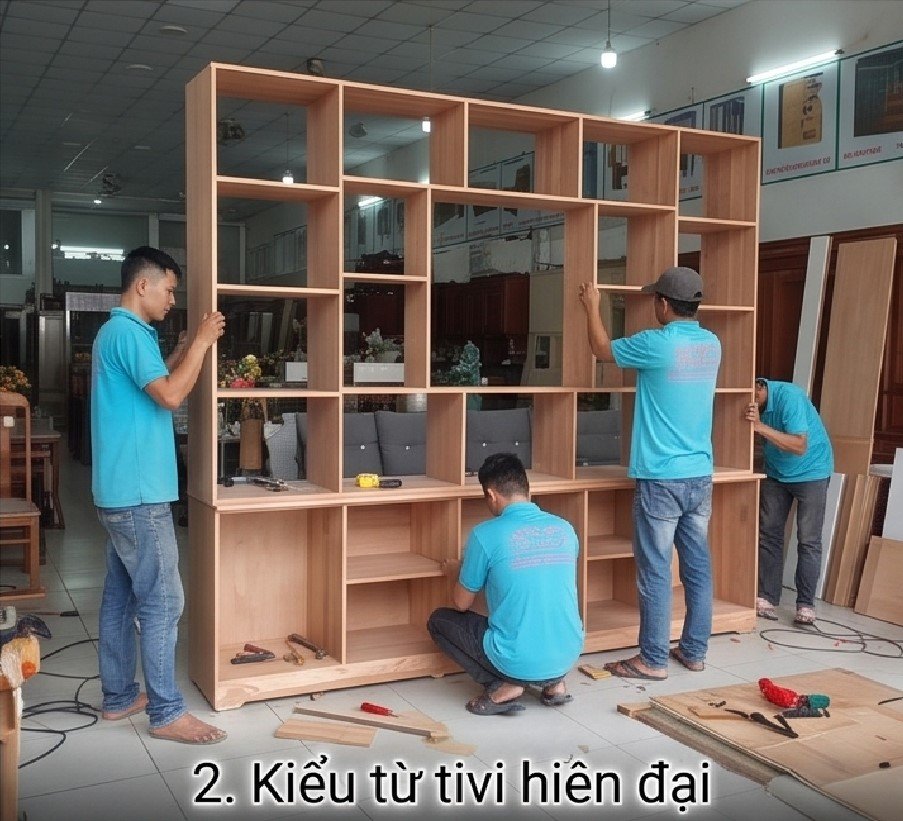 Top Mẫu Tủ Tivi Liền Tủ Rượu Giá Rẻ TPHCM Gỗ Gõ Đỏ Đẹp Sang Trọng Kiểu tủ tivi kết hợp tủ rượu hiện đại thợ thi công tại xưởng