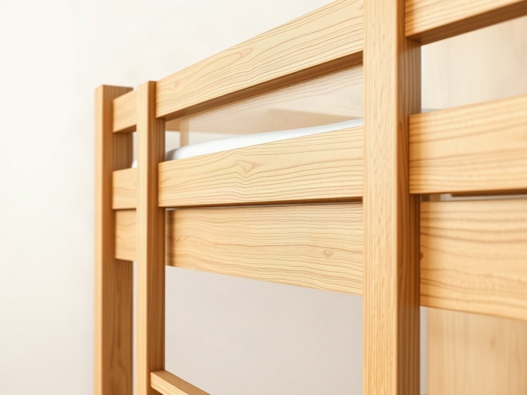 Cận cảnh vân gỗ sồi tự nhiên dùng đóng giường tầng cao cấp