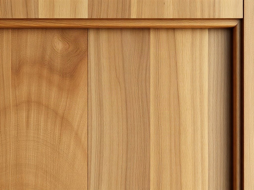 Lợi ích của tủ quần áo gỗ sồi trong việc bảo quản Cận cảnh vân gỗ sồi tự nhiên gợn sóng trên bề mặt tủ áo