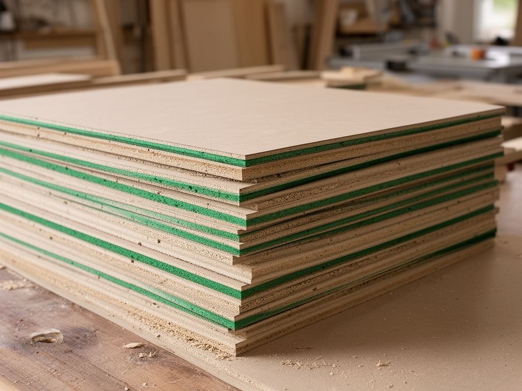 Cốt gỗ MDF lõi xanh dùng đóng giường tầng người lớn