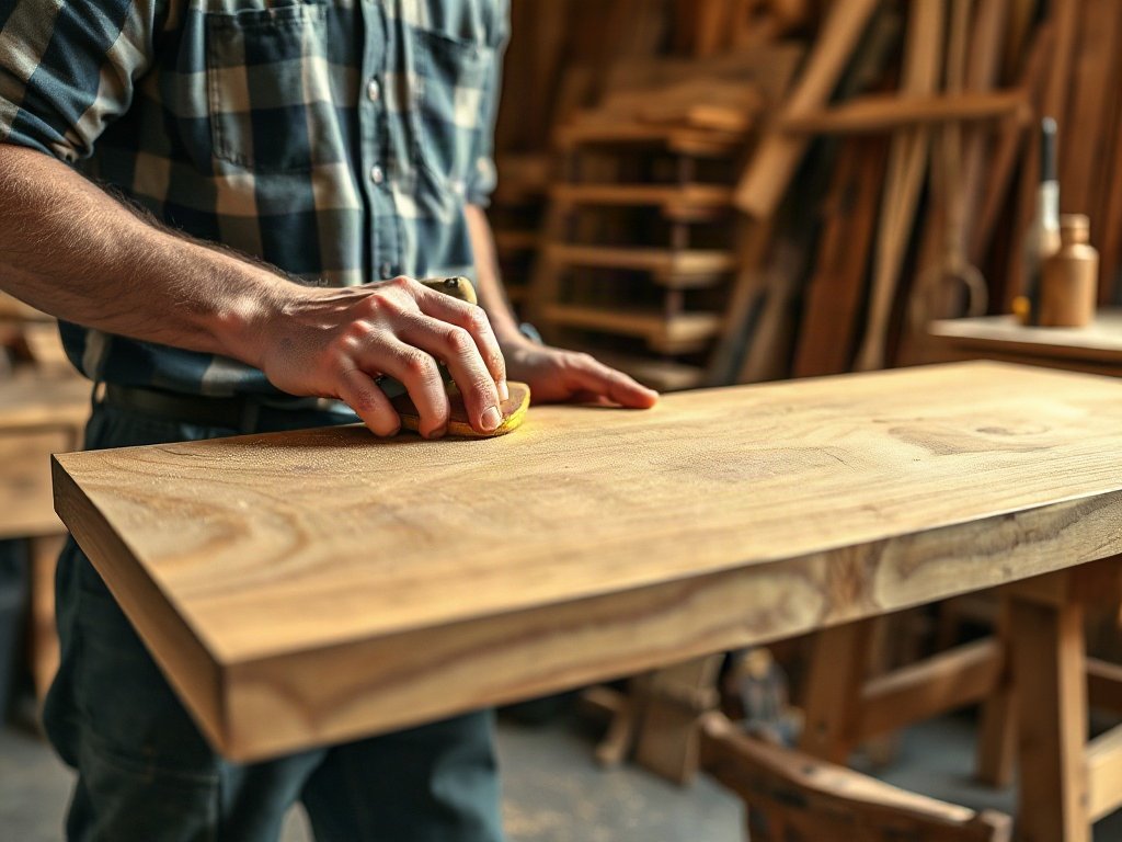 Những thiết kế độc đáo dành cho nội thất văn phòng đơn giản Người thợ xử lý bề mặt gỗ tự nhiên cho nội thất văn phòng