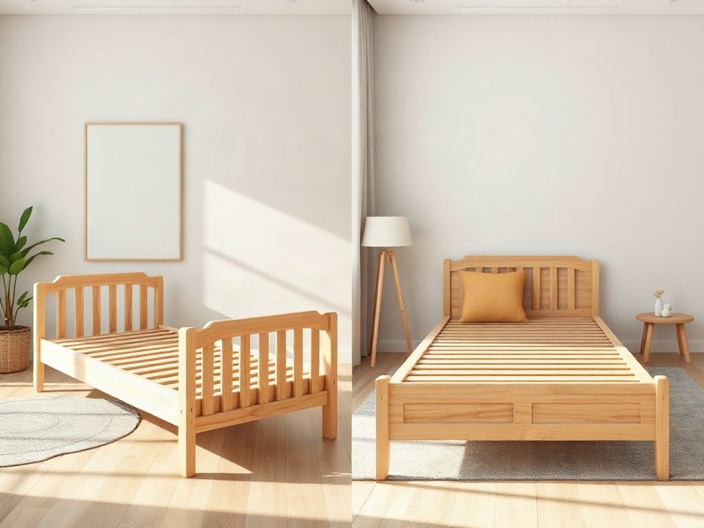 Mua giường ngủ gỗ trẻ em giá rẻ cần quan tâm đến vấn đề gì So sánh giường ngủ giá rẻ và giường ngủ cao cấp trong xưởng gỗ