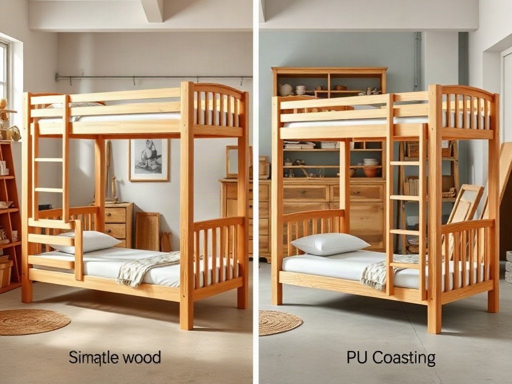 So sánh giường tầng cho bé giá rẻ và giường tầng cao cấp