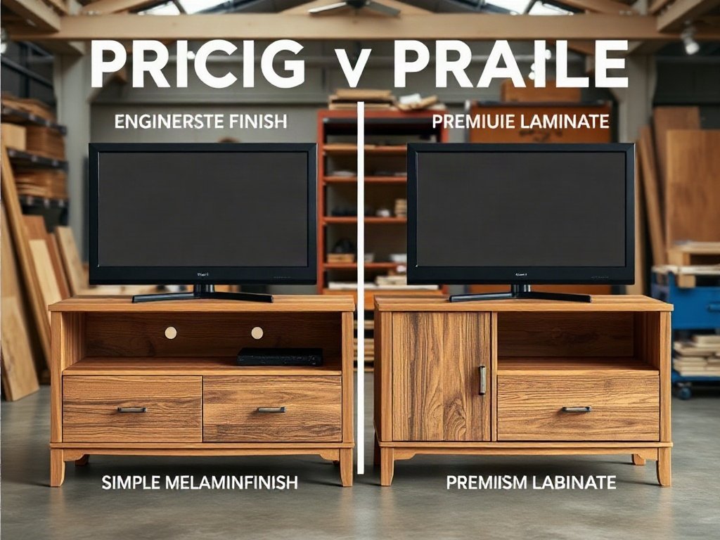 So sánh tủ giá rẻ và tủ cao cấp theo lớp phủ bề mặt khác nhau